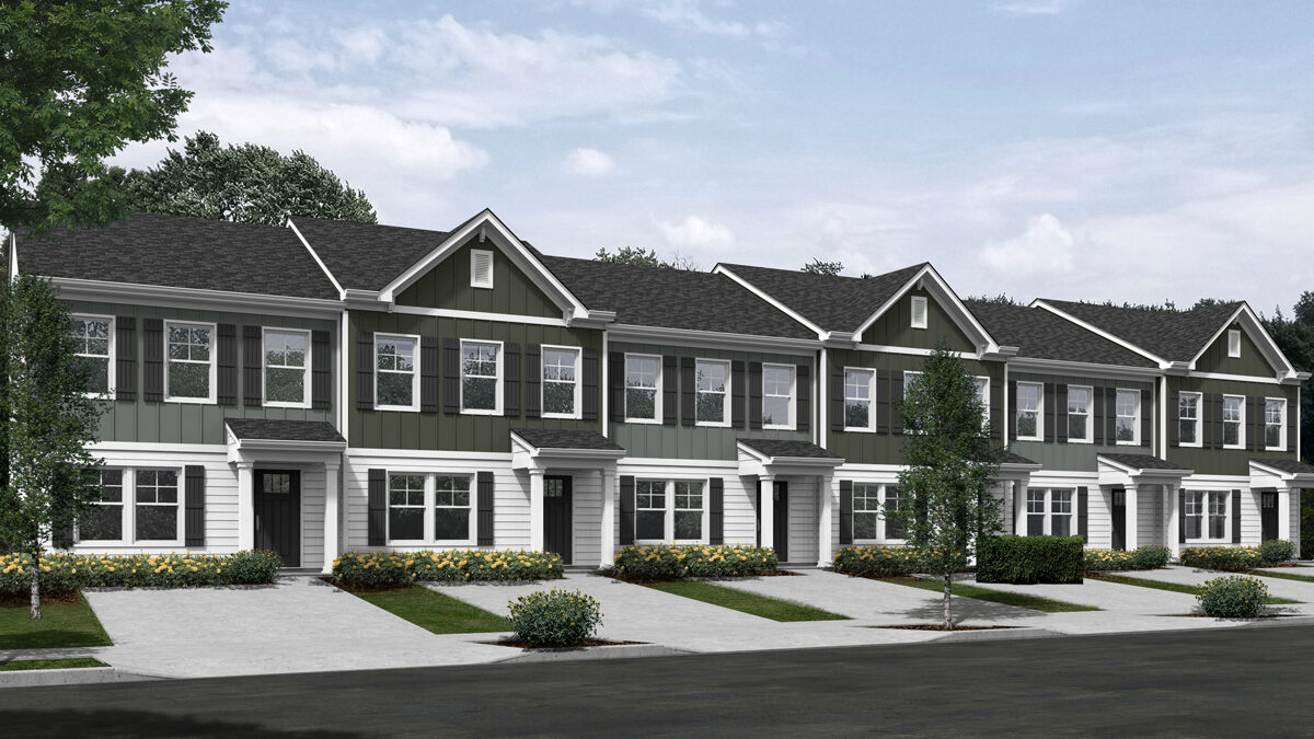 Representative townhome community